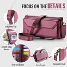 For Samsung Galaxy Z Fold7 CaseMe C36 Card Slots Zipper Wallet RFID Anti-theft Leather Phone Case(Red) - 3