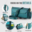 For Samsung Galaxy Z Fold7 CaseMe C36 Card Slots Zipper Wallet RFID Anti-theft Leather Phone Case(Blue) - 3