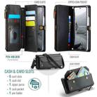 For Samsung Galaxy Z Fold7 CaseMe C36 Card Slots Zipper Wallet RFID Anti-theft Leather Phone Case(Black) - 2