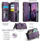 For Samsung Galaxy Z Fold7 CaseMe C36 Card Slots Zipper Wallet RFID Anti-theft Leather Phone Case(Purple) - 2