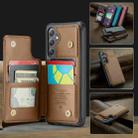 For Samsung Galaxy S24 FE 5G CaseMe C22 Card Slots Holder RFID Anti-theft Phone Case(Brown) - 2