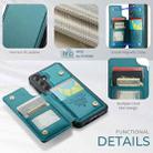 For Samsung Galaxy S24 FE 5G CaseMe C22 Card Slots Holder RFID Anti-theft Phone Case(Green) - 3