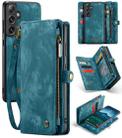 For Samsung Galaxy S24 FE 5G CaseMe 008 Detachable Multifunctional Leather Phone Case(Blue) - 1