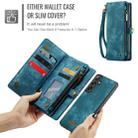 For Samsung Galaxy S24 FE 5G CaseMe 008 Detachable Multifunctional Leather Phone Case(Blue) - 3