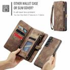 For Samsung Galaxy S24 FE 5G CaseMe 008 Detachable Multifunctional Leather Phone Case(Brown) - 3