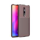 Beetle Series Carbon Fiber Texture Shockproof TPU Case for Xiamo Redmi K20 / K20pro(Brown) - 1