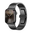 For Apple Watch 46mm / 49mm / 45mm / 44mm Titanium Alloy Metal Watch Band(Titanium Color) - 1