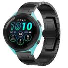 For Garmin Forerunner 265 Titanium Alloy 22mm Metal Watch Band(Black) - 1