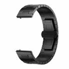 For Garmin Forerunner 265 Titanium Alloy 22mm Metal Watch Band(Black) - 2