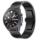 For Samsung Galaxy Watch 3 45mm Titanium Alloy 22mm Metal Watch Band(Black) - 1