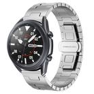 For Samsung Galaxy Watch 3 45mm Titanium Alloy 22mm Metal Watch Band(Silver) - 1