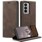 For OPPO Reno12 5G Global CaseMe 013 Multifunctional Horizontal Flip Leather Phone Case(Coffee) - 2