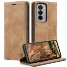 For OPPO Reno12 5G Global CaseMe 013 Multifunctional Horizontal Flip Leather Phone Case(Brown) - 2