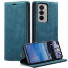 For OPPO Reno12 5G Global CaseMe 013 Multifunctional Horizontal Flip Leather Phone Case(Blue) - 2