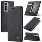 For OPPO Reno12 Pro 5G Global CaseMe 013 Multifunctional Horizontal Flip Leather Phone Case(Black) - 1