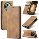 For OPPO Reno12 F /12 FS 5G CaseMe 013 Multifunctional Horizontal Flip Leather Phone Case(Brown) - 1