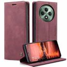 For OPPO Reno12 F /12 FS 5G CaseMe 013 Multifunctional Horizontal Flip Leather Phone Case(Red) - 2