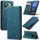 For OPPO Reno12 F /12 FS 5G CaseMe 013 Multifunctional Horizontal Flip Leather Phone Case(Blue) - 1