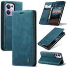 For OPPO Reno13 F 4G / 5G CaseMe 013 Multifunctional Horizontal Flip Leather Phone Case(Blue) - 1