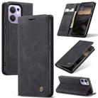 For OPPO Reno13 F 4G / 5G CaseMe 013 Multifunctional Horizontal Flip Leather Phone Case(Black) - 1
