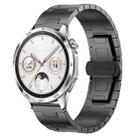 For Huawei watch GT4 46mm Titanium Alloy 22mm Metal Watch Band(Titanium Color) - 1