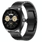 For Huawei Watch Buds Titanium Alloy 22mm Metal Watch Band(Black) - 1