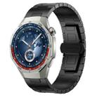 For Huawei watch GT5 Pro 46mm Titanium Alloy 22mm Metal Watch Band(Black) - 1