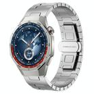 For Huawei watch GT5 Pro 46mm Titanium Alloy 22mm Metal Watch Band(Silver) - 1
