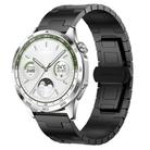 For Huawei watch GT5 46mm Titanium Alloy 22mm Metal Watch Band(Black) - 1