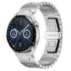 For Huawei Watch GT3 46mm Titanium Alloy 22mm Metal Watch Band(Silver) - 1