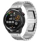 For Huawei Watch GT Runner Titanium Alloy 22mm Metal Watch Band(Silver) - 1