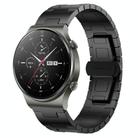 For Huawei Watch GT2 Pro Titanium Alloy 22mm Metal Watch Band(Black) - 1