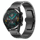 For Huawei Watch GT2 46mm Titanium Alloy 22mm Metal Watch Band(Titanium Color) - 1