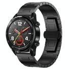 For Huawei Watch GT Titanium Alloy 22mm Metal Watch Band(Black) - 1