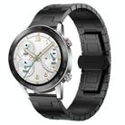 For Honor Watch GS 3i Titanium Alloy 22mm Metal Watch Band(Black) - 1