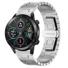 For Honor Magic Watch 2 46mm Titanium Alloy 22mm Metal Watch Band(Silver) - 1
