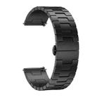 For Xiaomi Watch S3 Titanium Alloy 22mm Metal Watch Band(Black) - 3