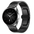 For Xiaomi Watch S2 Titanium Alloy 22mm Metal Watch Band(Black) - 1