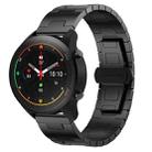 For Xiaomi Watch S1 Pro Titanium Alloy 22mm Metal Watch Band(Black) - 1