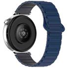 For Amazfit Active 20mm Dual Color Magnetic Buckle Silicone Watch Band(Blue+Grey) - 2