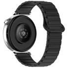 For Xiaomi Watch S4 Sport Dual Color Magnetic Buckle 22mm Silicone Watch Band(Black) - 2