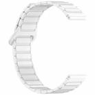 For Amazfit Bip 5 / GTR 4 / GTR 3 Dual Color 22mm Magnetic Buckle Silicone Watch Band(White) - 3