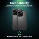 For iPhone 16 Pro / 16 Pro Max NORTHJO Camera Lens Protector CD Veins 3D Tempered Glass Film(Black) - 2