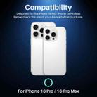 For iPhone 16 Pro / 16 Pro Max NORTHJO Camera Lens Protector CD Veins 3D Tempered Glass Film(Blue) - 2