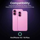 For iPhone 16 / 16 Plus NORTHJO Camera Lens Protector CD Veins 3D Tempered Glass Film(Pink) - 2