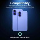 For iPhone 16 / 16 Plus NORTHJO Camera Lens Protector CD Veins 3D Tempered Glass Film(Blue) - 2