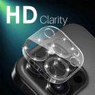 For iPhone 16 Pro / 16 Pro Max NORTHJO Camera Lens Protector Glitter Ring 3D Tempered Glass Film(Black) - 3