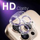 For iPhone 16 Pro / 16 Pro Max NORTHJO Camera Lens Protector Glitter Ring 3D Tempered Glass Film(Purple) - 3