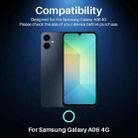 For Samsung Galaxy A06 4G NORTHJO Camera Lens Protector CD Metal Ring Tempered Glass Film(Black) - 2