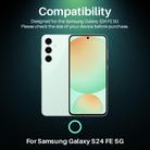 For Samsung Galaxy S24 FE 5G NORTHJO Camera Lens Protector CD Metal Ring Tempered Glass Film(Green) - 2